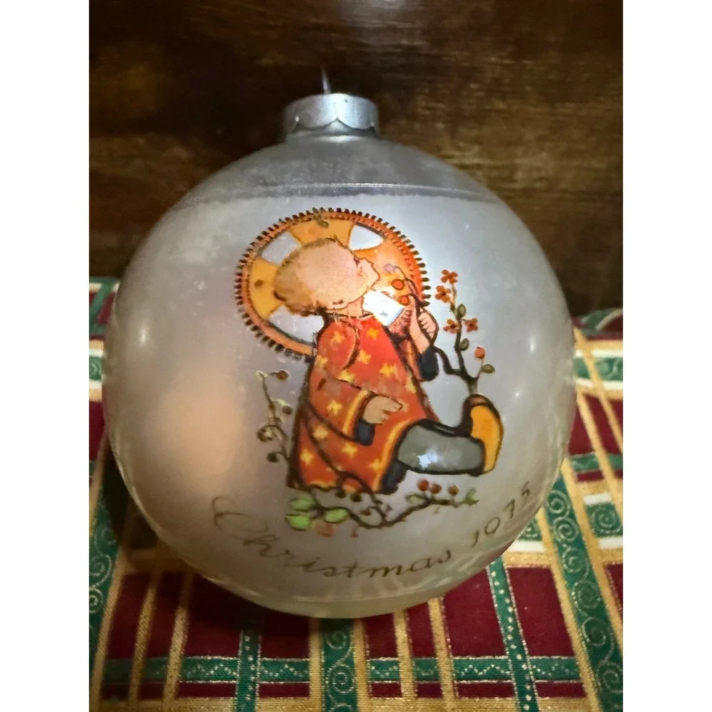 Vintage Sister Berta Hummel Christmas Ornaments 1975 1977 1978 Schmid Set of 3